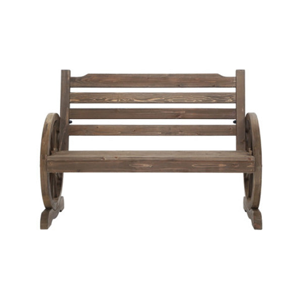Park Bench Wooden Wagon Chair Outdoor Garden Backyard Furniture