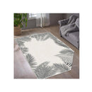 Parquet Leaf Border Style Silver Rug 160 X 230 Cm