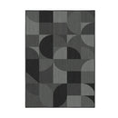 Parquet Woven Belgium Style Night Silver Rug 160 X 230 Cm