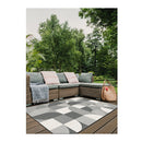 Parquet Woven Belgium Style Silver Rug 160 X 230 Cm