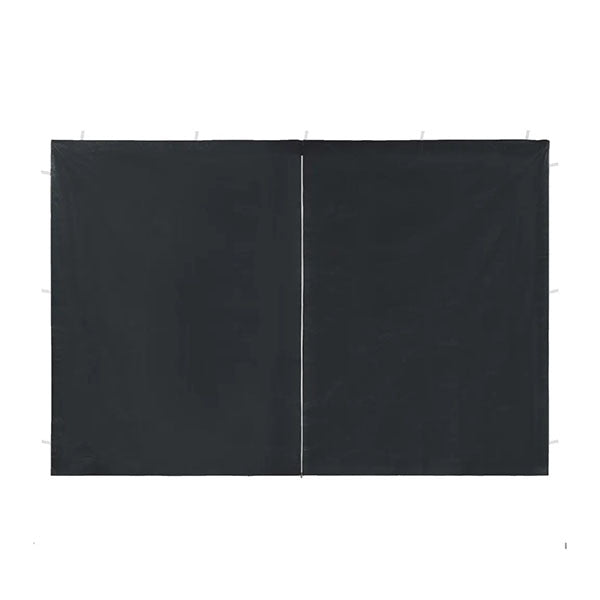 Party Tent Sidewall 2 Pcs With Zipper Pe Anthracite