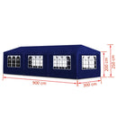 Partytent 9m x 3m x 2.5m - Blue