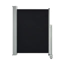 Patio Retractable Side Awning 100 X 300 Cm Black