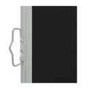 Patio Retractable Side Awning 100 X 300 Cm Black