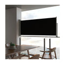 Patio Retractable Side Awning 100 X 300 Cm Black