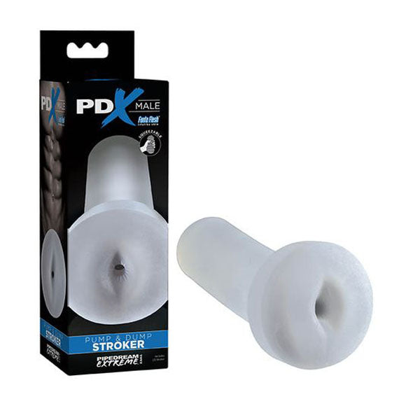 Pdx Male Pump And Dump Male Ass Stroker Clear