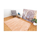 Peach Vogue Polypropylene Heat Set Rug
