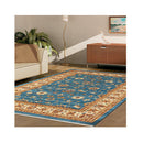 Persian Blue Machine Knotted Rug