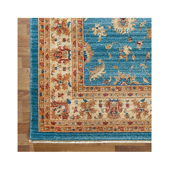 Persian Blue Machine Knotted Rug