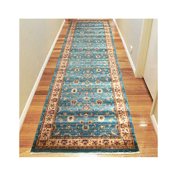 Persian Blue Machine Knotted Rug