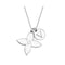 Personalized Initial Flower Necklace