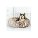 Pet Bed Donut Nest Calming Mat Soft Plush Kennel