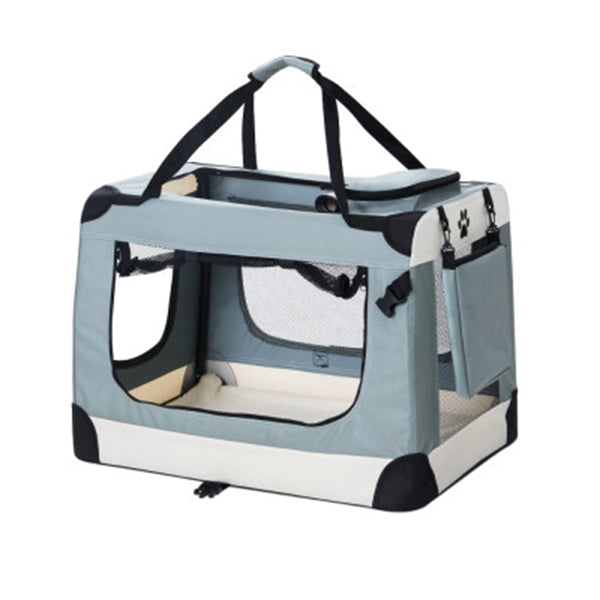 Pet Carrier Soft Crate Dog Cat Travel Portable Cage Kennel Foldable L