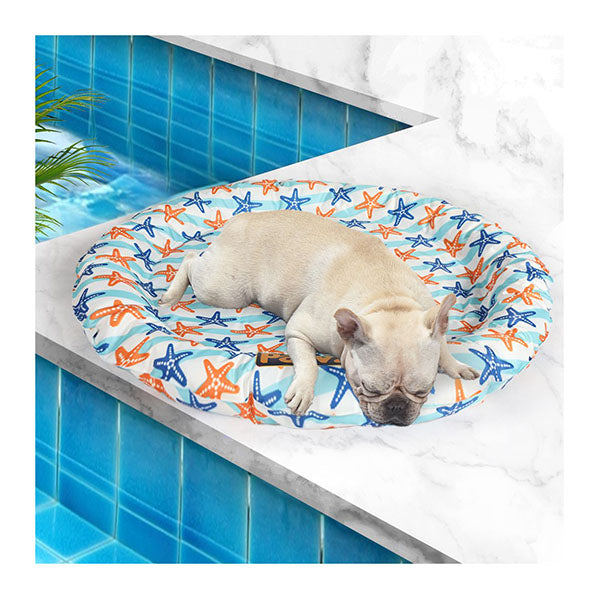 Pet Cat Dog Cool Gel Mat Bolster Waterproof Self Cooling Pads