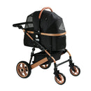 Pet Dog Stroller Pram Large Carrier Travel Pushchair Foldable 4 Wheels