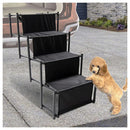 Folding Pet Dog Car Boot Access Steps Ladder Stairs Strong Lightweight