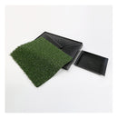 Pet Potty Tray With Synthetic Grass Mat