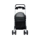 Pet Stroller Pram Foldable Carrier Large Travel Pushchair Black