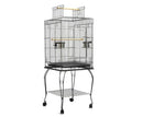 Pet Bird Cage with Stainless Steel Feeders