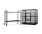 Pet Bird Cage with Stainless Steel Feeders 160cm