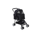 Pet Stroller Dog Carrier Foldable Pram 3 In 1 Middle Size Black