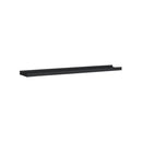 Picture Frame Ledge Shelves 2 Pcs Black 80 X 9 X 3 Cm Mdf