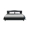 Pier Bed Frame Fabric Charcoal King