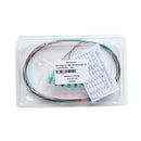 Fibre Pigtail Lc Om4 Multimode 2M 6 Pack Rainbow Aqua Connector