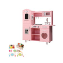 Kids Wooden Kitchen Pretend Play Sets Food Cooking Toys Children