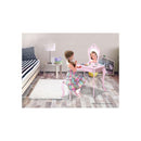 Pink Kids Vanity Dressing Table Stool Set Mirror Makeup