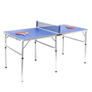 152Cm Portable Tennis Table Folding Ping Pong Table Game Set