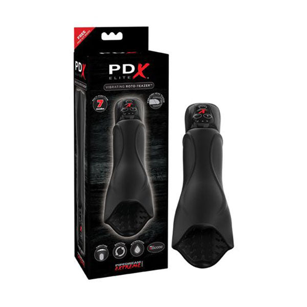 Pipedream Pdx Elite Vibrating Masturbator Roto Teazer