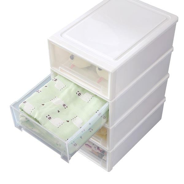Storage Drawers Set Organiser Box Chest Drawer Plastic Stackable