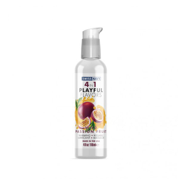 Swiss Navy Playful Flavours 4 In 1 Wild Passion Fruit 4oz