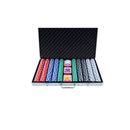 Poker Chip Set 1000 Pcs Chips Texas Hold Em Casino Dice Cards
