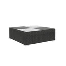Poly Rattan Garden Seat Set (15 pcs.) - Black