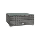 Poly Rattan Grey 5 Piece Lounge Garden Set with Cushions
