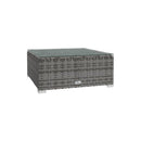 Poly Rattan Grey 6 Piece Garden Lounge Set With Cushions