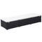 Poly Rattan Sun Lounger 195 x 60 x 31 Cm - Black