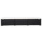 Poly Rattan Sun Lounger 195 x 60 x 31 Cm - Black