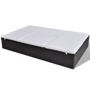 Poly Rattan Sunlounger (Brown)
