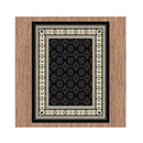 Polypropylene Ruby Black Hallway Runner Rug