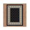 Polypropylene Ruby Black Hallway Runner Rug