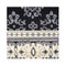 Polypropylene Ruby Black Hallway Runner Rug