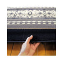 Polypropylene Ruby Black Hallway Runner Rug