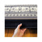 Polypropylene Ruby Black Hallway Runner Rug