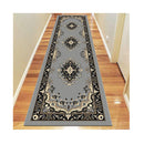 Polypropylene Ruby Grey Non Shedding Rug