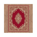 Polypropylene Ruby Red Hallway Runner Rug