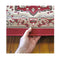 Polypropylene Ruby Red Hallway Runner Rug
