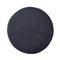 Pony Round Black Polyester Rug